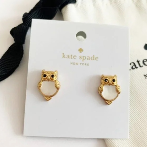 kate spade owl studs 🌼 - Picture 2 of 5